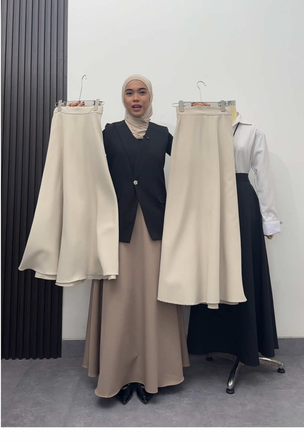 Fuji Skirt Midi dan Maxi 🥰 #severlifujiskirt #gajiansale #rok #skirt 