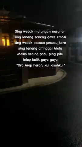 Kisahmu piye Cah....