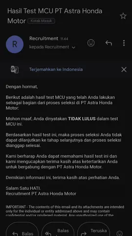 Jlebb😔 #ptastrahondamotor #medicalchekup 