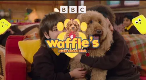 Brand new - Waffle’s after school club on @CBeebies and @BBC iPlayer from today!  1. Waffle's Hoopla 2. Waffle and the Dressing-Up Box 3. Waffle's Keepy Uppy 4. Waffle the Cheerleader 5. Waffle's Doggy Disco 6. Waffle's After School Club 7. Waffle and the Marching Band 8. Waffle's Magic 9. Waffle's Birthday Surprise 10. Waffle Brings Us All Together