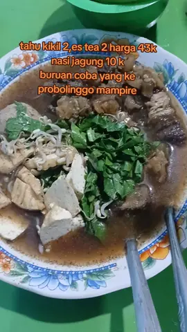 Kuliner di Probolinggo kota makan ber3 cm 53k aja,murah khan🙂🙂 #kulinerprobolinggo  #makananviral  #fyp 