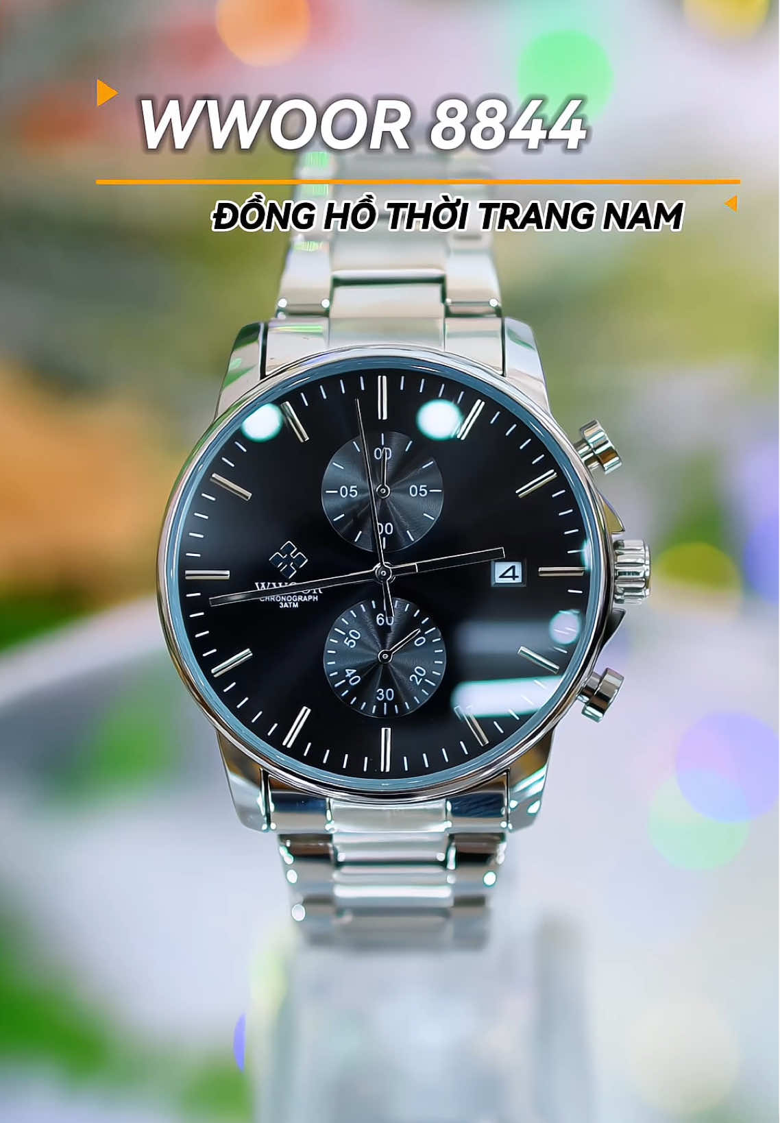 Đồng hồ thời trang nam wwoor 8844 #dongho #donghonam #donghothoitrang 
