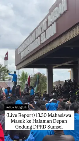 Demonstasi di Palembang hari ini 1 September 2025 cr : plgfolk #demo #dpr #palembang #bodohnyaaku #fyp 
