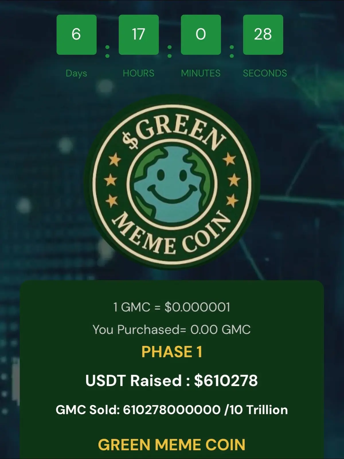 🌍 Green Meme Coin (GMC) – First Crypto to Tap Into a $2.68 Trillion Industry The global carbon credit market is now worth an estimated $2.68 trillion and continues to expand as corporations and governments pledge to reach net-zero emissions. Until now, no cryptocurrency has bridged decentralized finance (DeFi) with real-world environmental markets. 👉 GMC is changing that. ✅ Staking Utility Already Live – earn up to 7.5% APY. ✅ Carbon Credit Integration Q4 2025 – first meme coin with real environmental on-chain use case. ✅ Whale-Proof Design – max $5,000 per wallet, protecting everyday investors. ✅ 80% Supply Locked until June 2026 for long-term stability. 💡 Why does this matter? Because the world’s largest corporations spend billions annually to offset their carbon emissions: ✈️ The airline industry (Delta, American, Lufthansa, Emirates, etc.) buys massive carbon credits to balance global flights. 📦 Amazon spends heavily on offsets as it pledges carbon neutrality. 🚗 Tesla and other automakers trade billions in carbon credits. 🛢️ ExxonMobil, Shell, BP are among the largest buyers of offsets. 🏭 Microsoft, Google, Meta all invest in carbon credits to meet sustainability goals. These companies are essentially locked in to carbon offsetting as part of their business survival strategy. By building the first crypto-native carbon credit utility, GMC is positioning itself at the intersection of trillion-dollar markets: 💰 Cryptocurrency 🌍 Carbon Credits 📈 Decentralized Finance At today’s ICO price of just $0.000001, entering GMC is like buying Bitcoin in 2011 at $4.50. 🚀 This isn’t just another meme coin. It’s a movement. It’s profit with purpose. 👉 Join the future of green finance: www.greenrycoin.com Hashtag: #GMC #Crypto #CarbonCredits #GreenFinance