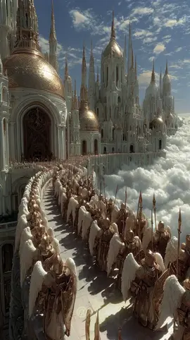 Angel army,ready to fight for God at all times.#heaven #aigenerated #faith #creed #angel #army #armor #battle #fightforgod #honor #jesus #viralvideos #foryoupage #wolink 	