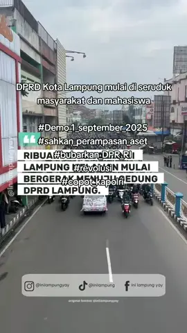 #Demo_1_september_2025  #sahkan_perampasan_aset  #bubarkan_DPR_RI  #revolusi  #copot_kapolri 