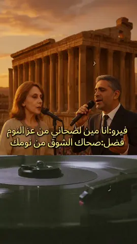 فيرو:انا مين لصحاني من عز النوم فضل:صحاك الشوق من نومك#تونس_المغرب_الجزائر #فضل_شاكر #varial #راغب_علامة 