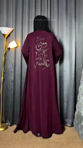 cakep parah😍Abaya kaligrafi Siti Asiyah 2in1,bisa djdikan outer atau abaya😊 #abaya  #abayastyle  #abayafashion  #abayaouter  #abayacantik 