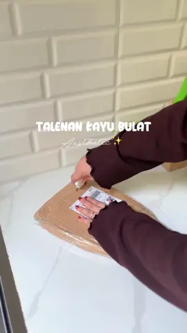 Rekomendasi talenan kayu bulat✨ #talenankayu #talenankayujati #talenanmultifungsi #tatakanpizza #fyp 