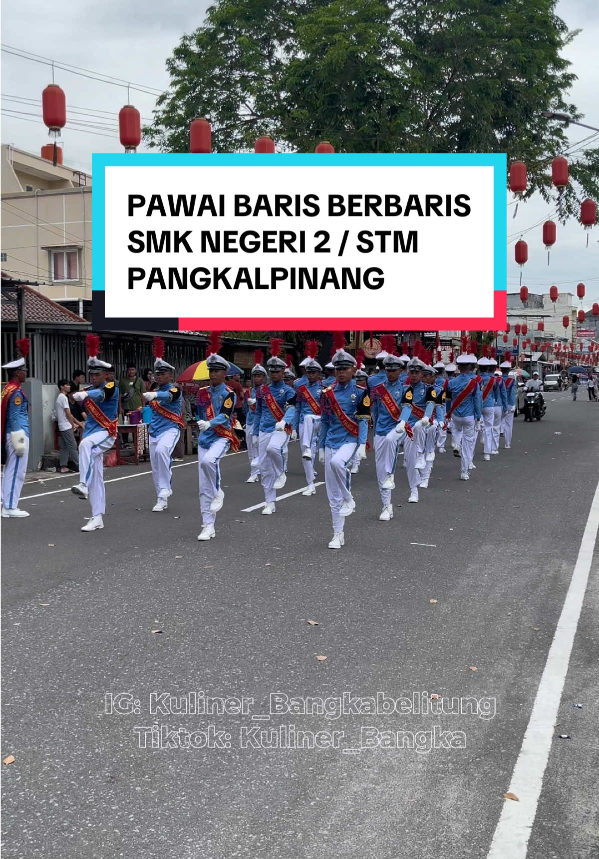 PAWAI BARIS BERBARIS DARI SMKN 2 PKP ATAU STM walaupun Panas Agik Semangat Pol 🔥 Keren Abis dari dulu, Jangan lupa follow Biar Dak ketinggalan yang carnaval besok geys ‼️ #pbb #pawai #bangkabelitung #pangkalpinang #sungailiat 
