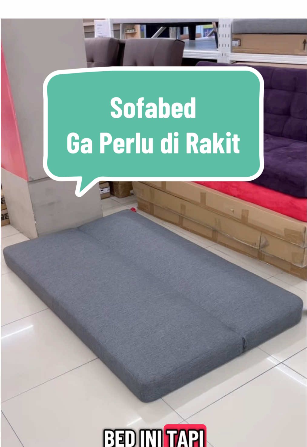 Jadi gimana? Udah ga ragu lagi kan buat check out sofabed nya #sofabed #sofa #selma #furniture 