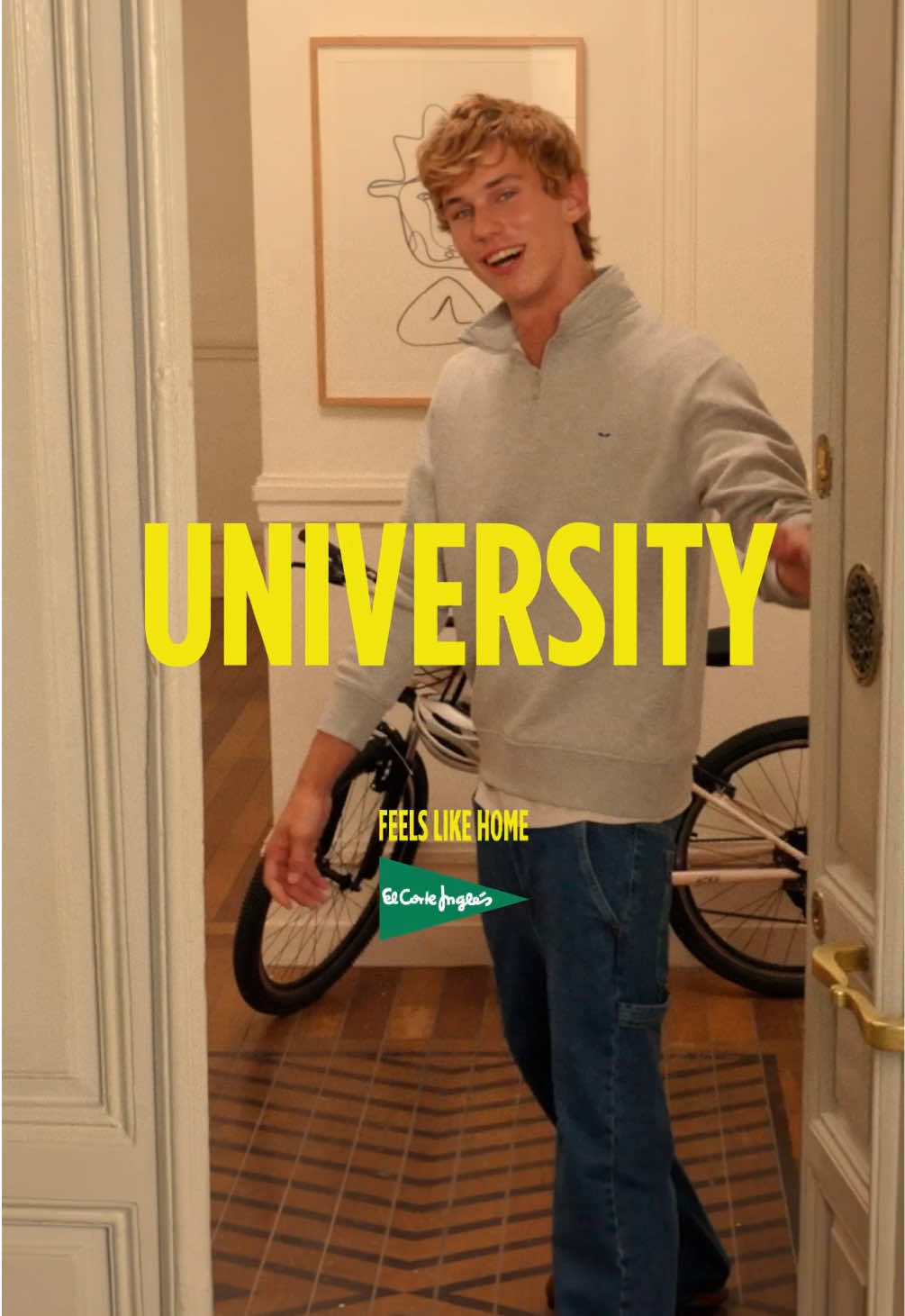 UNIVERSITY Feel Like Home. Welcome back. Descúbrelo en El Corte Inglés.
