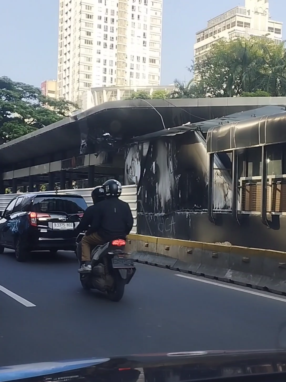 Situasi kondusif Pasca aksi unjukrasa, Mari saling jaga. #demo #dpr #jakarta #salingjaga #2025 