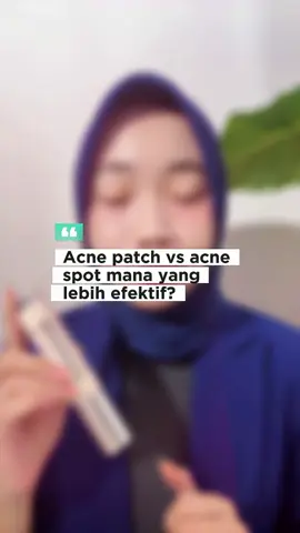 Acne patch vs acne spot, mana lebih efektif? 🤔 ✨ Acne patch → cocok untuk jerawat meradang di permukaan. Melindungi dari bakteri & tangan nakal biar cepat kempes. ✨ Acne spot treatment → lebih efektif untuk jerawat kecil/awal muncul, karena kandungan aktifnya langsung bekerja di dalam pori. Jadi, pilih sesuai kondisi jerawatmu ya! #fyp #myseries #myseriesskincare #skincareroutine #invisiclear 