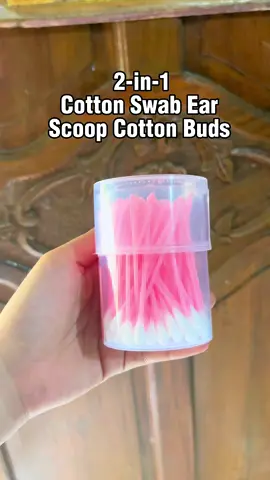 100pcs 2-in-1 Cotton Swab Ear Scoop Cotton Buds Dual-head Dual-function Use Cotton pads #cottonbuds #cottonswab #earscoop 