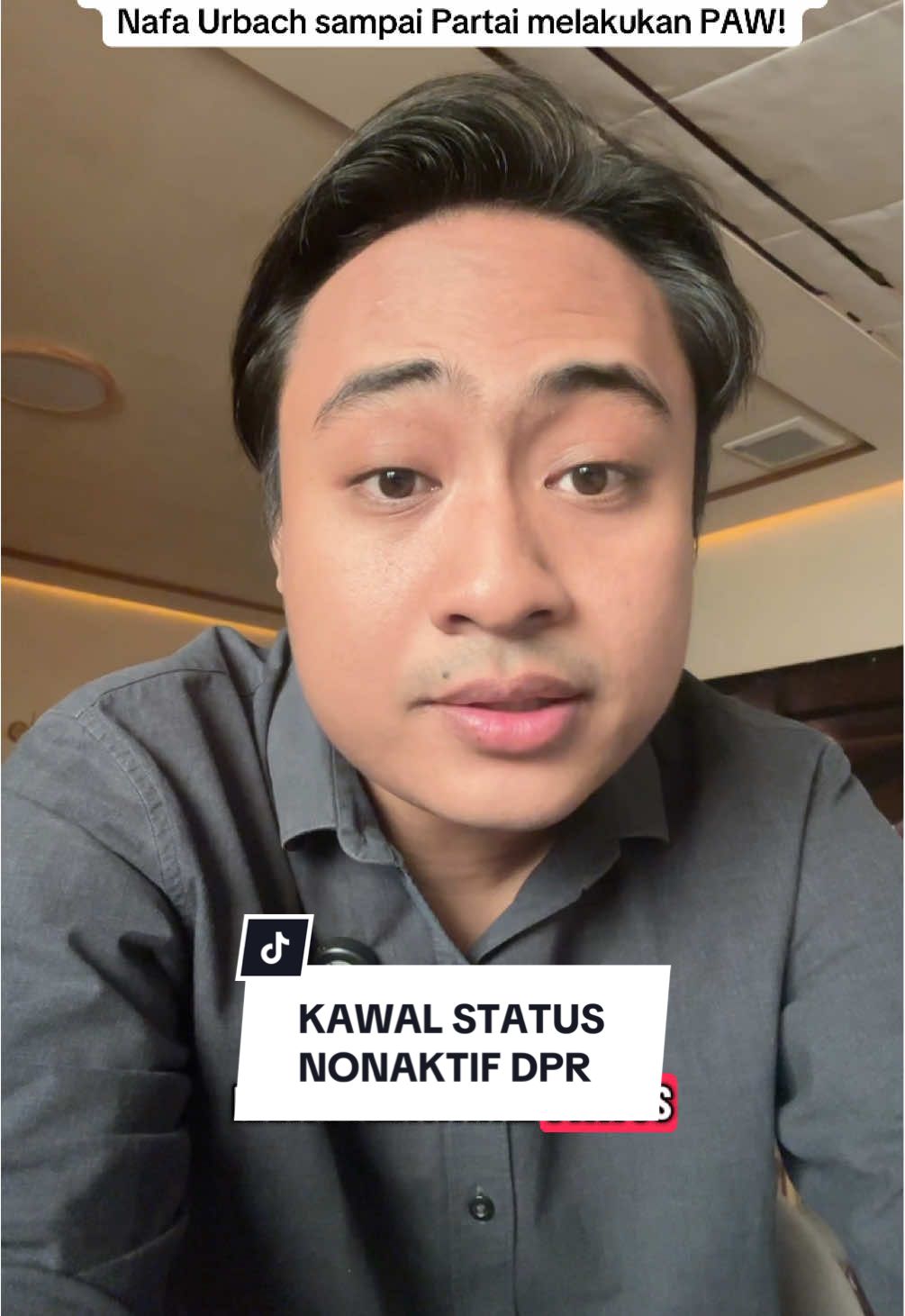 Kawal status Nonaktif Ahmad Sahroni dan Nafa Urbach sampai Partai mereka melakukan PAW!