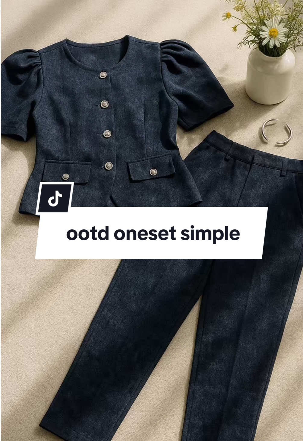 Rekomendasi setelan oneset wanita #dailyoutfits #outfitwanita 