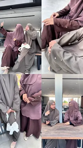 outfit kali ini pake abaya azura super cantik dan manis banget🥰#promo99bigsale 