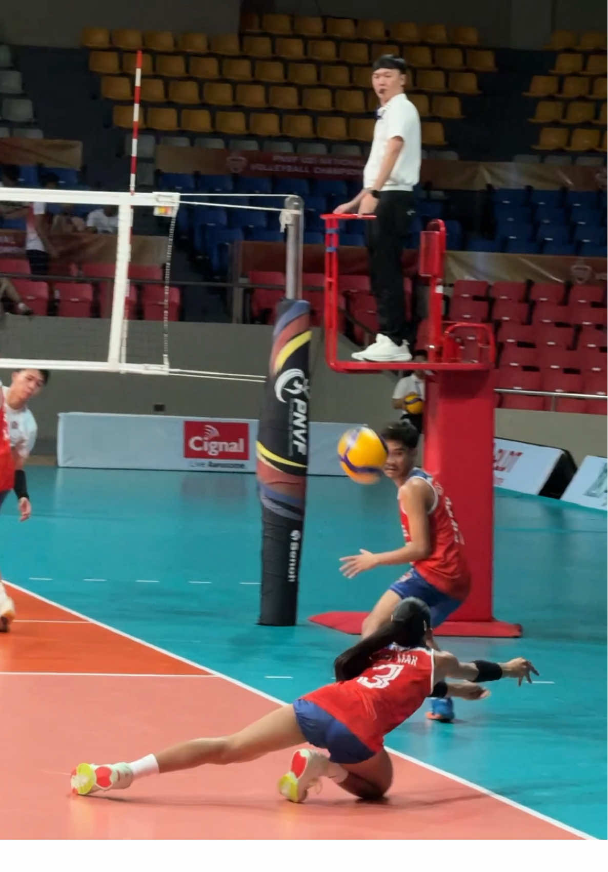 Del Mar’s defense  #fyp #xybca #mensvolleyball #pnvfu21 #creatorsearchinsights 