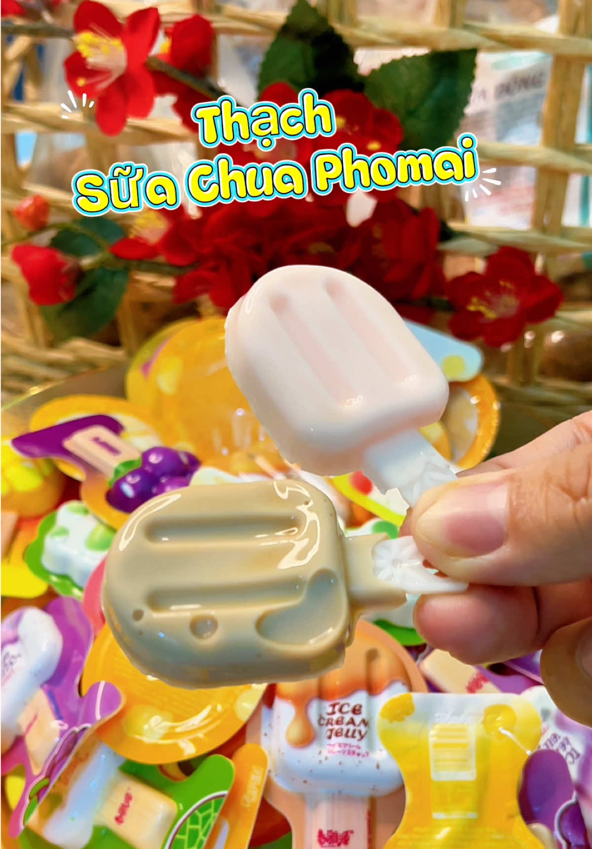 Thạch Sữa Chua phô mai #thạch #thachsuachua #thachsuachuaphomai #thachngon #bepchinhne 