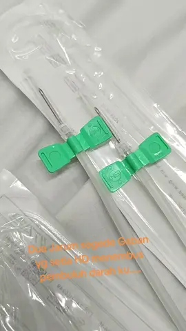 Dua Jarum cimino......  disuntikan di pembuluh darah pasien cuci darah....... Rasanya mantaaap #gagalginjal #hemodialisa #tiktok 