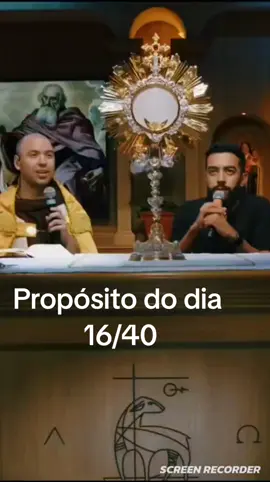 Propósito do dia 16/40 Rosário de São Miguel Arcanjo @FreiGilsonOficial/Som do Monte #rosario #freigilson 