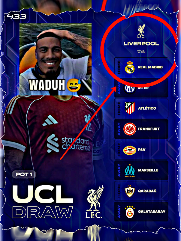 Dua klub bertaburkan bintang dipertemukan 👀 #realmadrid #liverpool #championsleague #foryou #fyp 