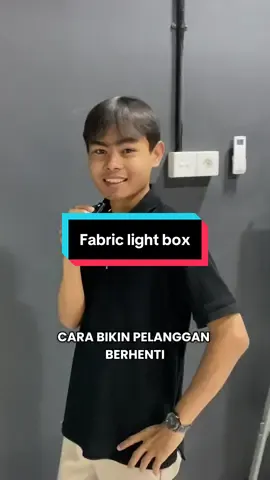 promosi makin keren kalau pakai fabric light box ini #fypシ #promosi #viral #lightbox #mall 