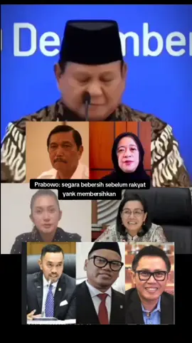 #prabowo #angotadpr  bersihkan diri sebelum rakyat yank bebersi