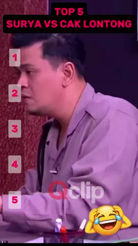 TOP 5 surya vs cak lontong #komedi #viral #fyp #suryainsomnia #caklontong 