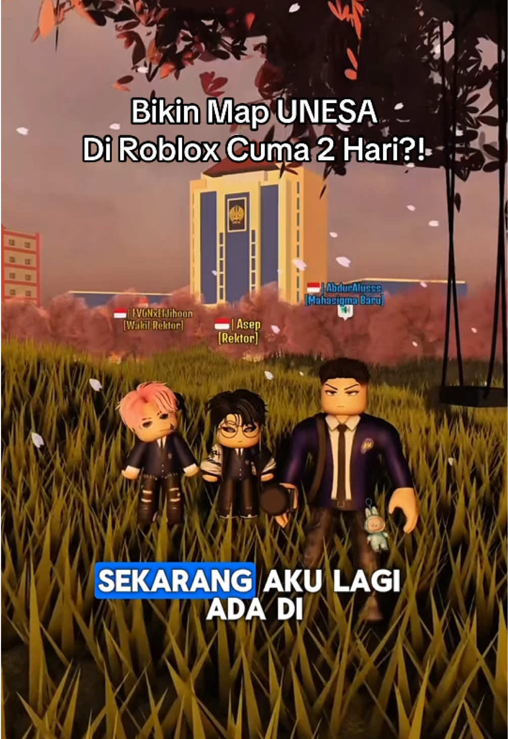 bikin map unesa roblox 2 hari?! emang bisa?? #mahasiswa #UNESA #abduralusss 