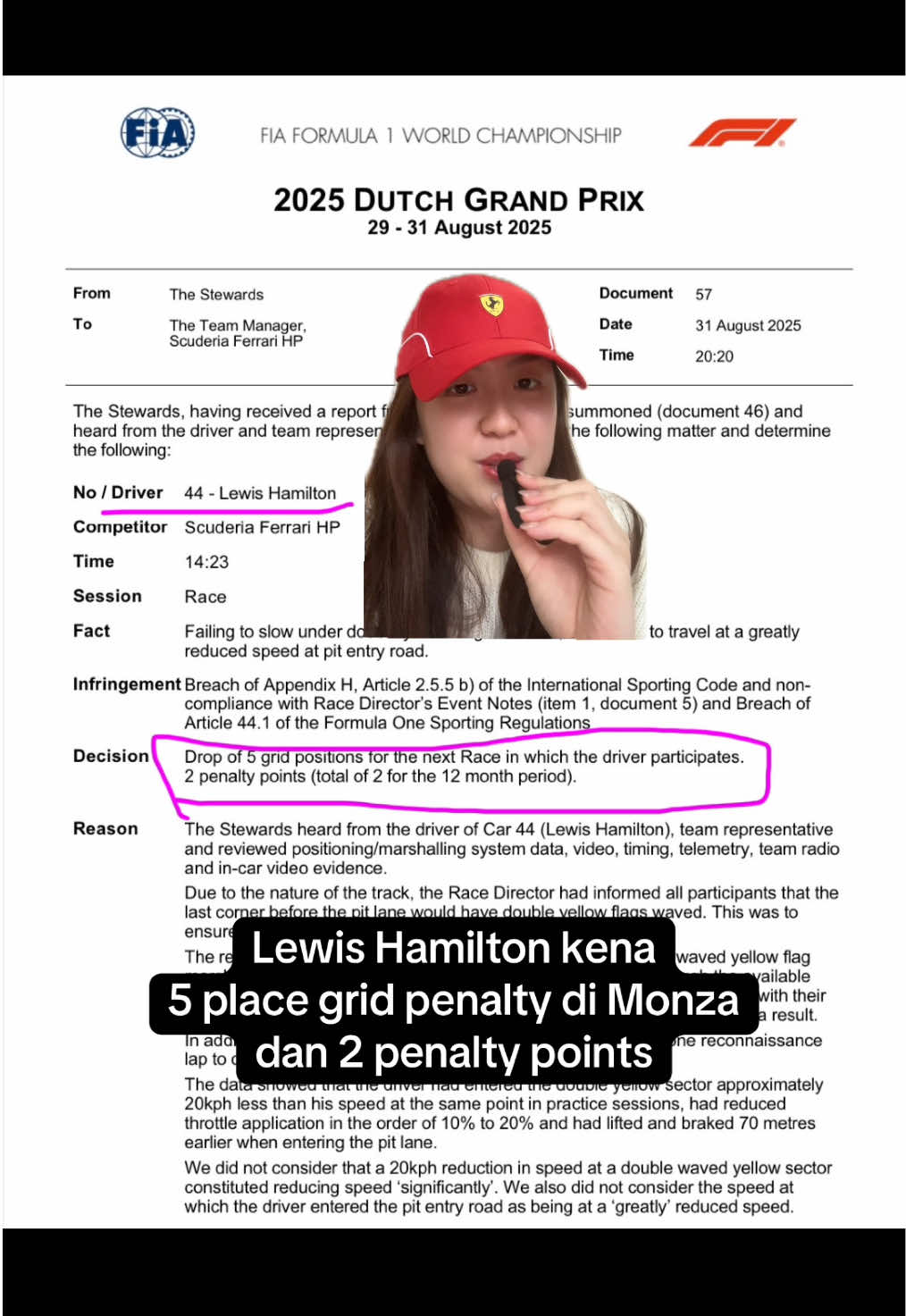 Ferrari kutukan apa sih ini?? bahkan race dikandang sendiri juga gini 😣