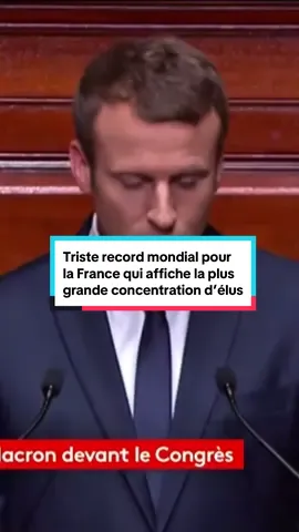 🚨 Record mondial pour la France qui affiche la plus grande concentration d’élus de la planète. Sources : FranceInfo, IFRAP, Vie Publique #actu #économie #france #apprendresurtiktok #finance 