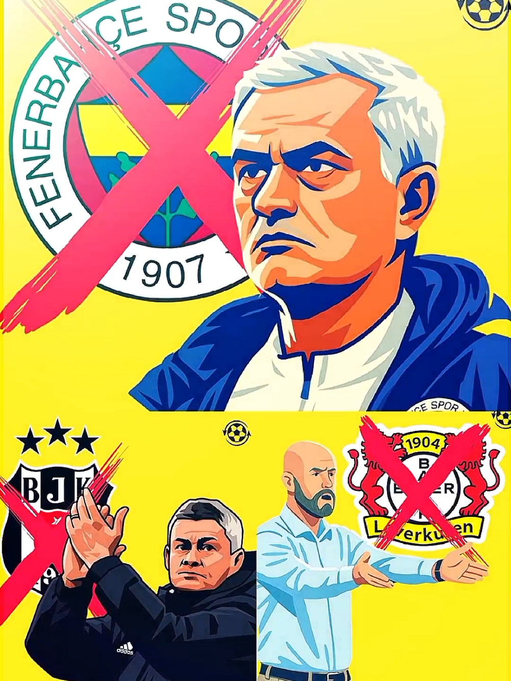 3 mantan pelatih Emyu dipecat klub masing2😢 Ole dipecat oleh Besiktas kemudian Mourinho dipecat oleh Fenerbahce, teranyar Ten Hag baru saja di pecat oleh Bayer Leverkusen.  #josemourinho #mourinho #olegunnarsolskjær #ole #tenhag #eriktenhag #besiktas #fenerbahce #bayerleverkusen #leverkusen #fypシ #fyp 