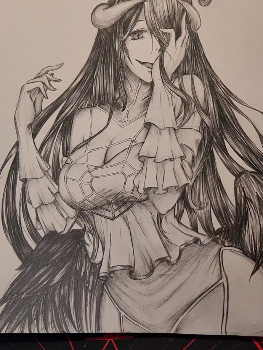 Albedo 😍 #albedo #art #sketch 