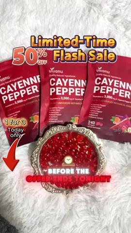 Vivonu cayenne pepper #cayennepepper #fyp #tiktokshop #health #fallfreshness 