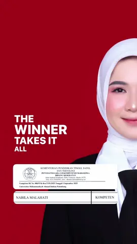 Alhamdulillah penantian selama 5 tahun. finally, u did it Bil!🕊️ #kompeten #ukom #ners 