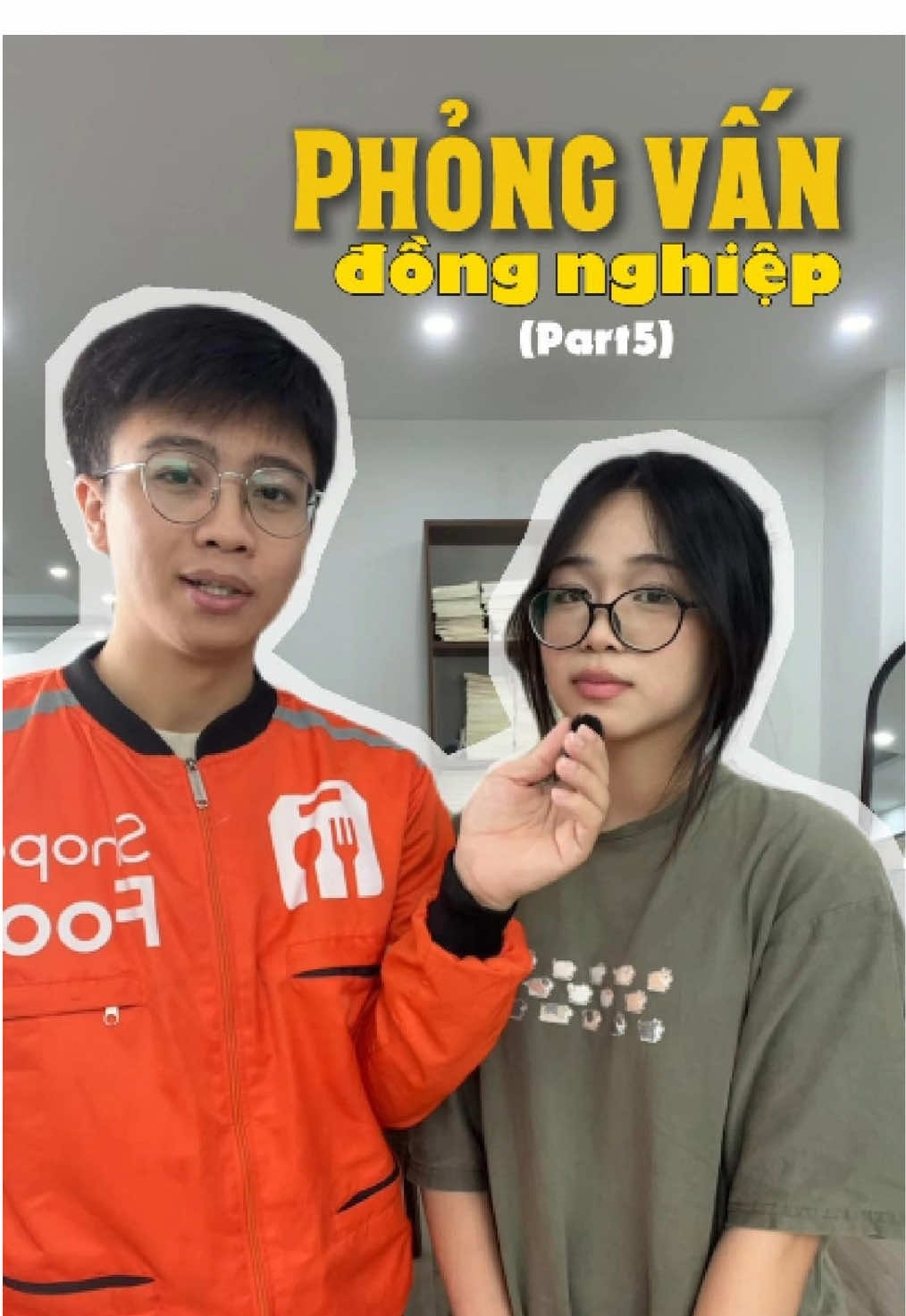 Phỏng vấn đồng nghiệp p5 #anhtroaiiudoi #anhshipper #xuhuong #hsk #hoctiengtrung 