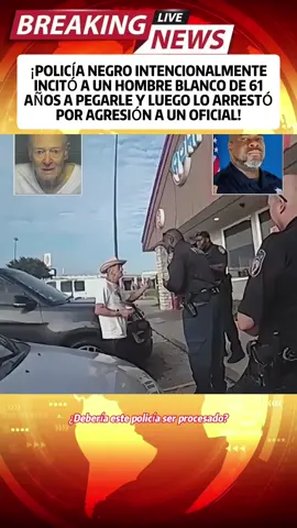 ¡POLICÍA NEGRO INTENCIONALMENTE INCITÓ A UN HOMBRE BLANCO DE 61 AÑOS A PEGARLE Y LUEGO LO ARRESTÓ POR AGRESIÓN A UN OFICIAL!#crime #court #news #fyp #spanglish #criminal #breakingnews #courtroom #lawyer 