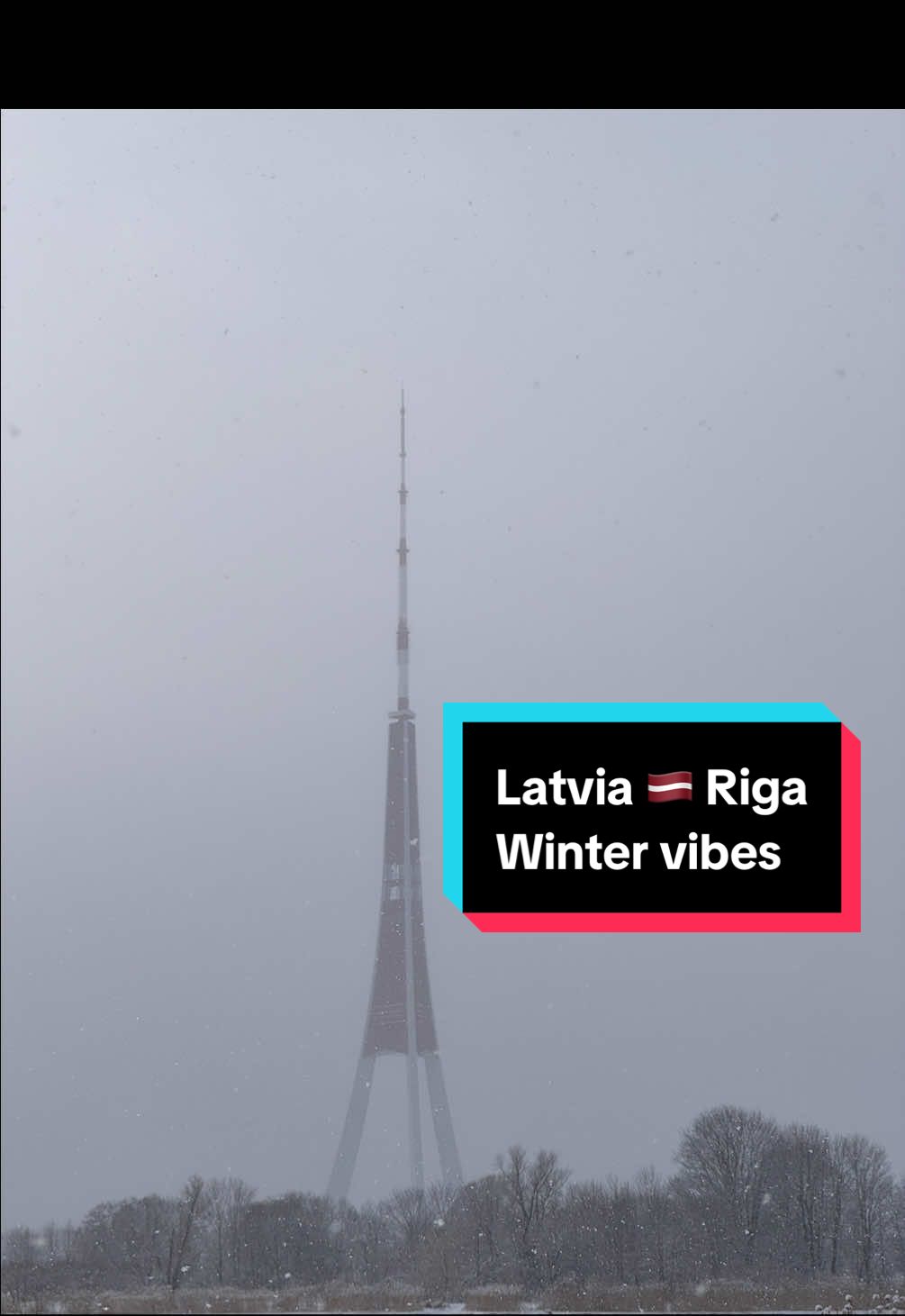 🇱🇻 Latvia | Riga - Winter vibes: just the regular Soviet heritage like the central market and tv tower as well the neighborhood of Kengarags.