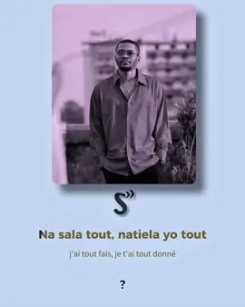 Le titre de la chanson svp…😋  #gazmawete #yalevis #pourtoi #lingalasong 