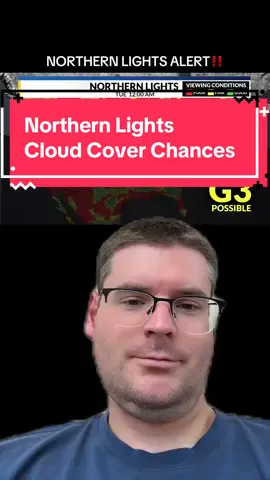 A rare G3-level geomagnetic storm means the Northern Lights could be visible much farther south than usual! 🌌 	•	Best viewing: Northern Plains, Midwest, Great Lakes, and parts of the Northeast under clear skies. 	•	Fair viewing: Interior Northwest, parts of the Rockies, and the Ohio Valley. 	•	Poor viewing: Much of the South, coastal Northeast, and regions with heavy cloud cover. If you’re near or north of the “view line,” you’ve got a shot! Bundle up, get away from city lights, and look north. #NorthernLights #AuroraBorealis #SkyWatch #WeatherTok #lookup 