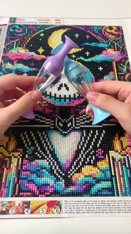 Don’t face the diamond painting toward a mirror: There will be an extra blurry figure 