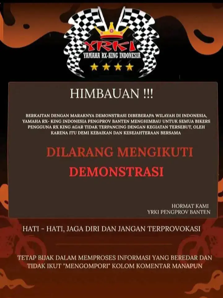 #demonstrasi#YRKI#rxkingindonesia🇲🇨🙏#fyp 