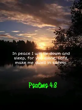 Psalms 4:8 Evening Prayer #bibleverse  #eveningprayer 
