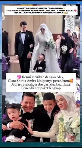 MasyaAllah, karunia terindah: menjadi istri dan ibu dalam satu waktu. Selamat untuk Clara Shinta Amira & Alex, semoga bahagia selalu, diberkahi keturunan yang shalih 🤲 #fyp #viral #tiktok #trending #clarashinta 
