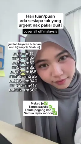 #personalloan #mudahlulus✅ #tanpaslipgajisyg🥰 #fyp #malaysia #cepatlulus 