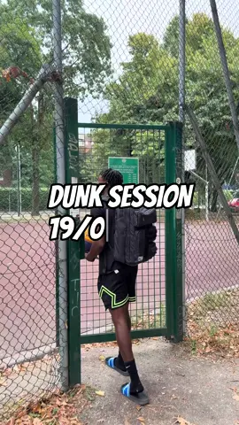 dunk session routine #basketball #dunk #athlete #relatable #routine 