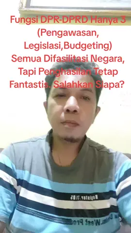 Siapa Yang salah Klo Penghasilan Anggota Legislatif Fantastis?#nitizen #politik #rakyat #fypage #viral 
