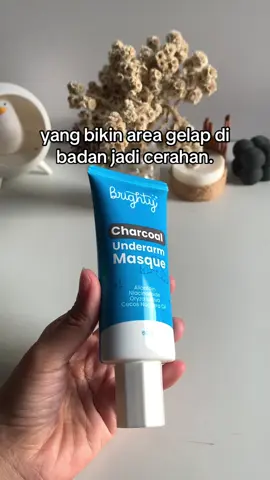 buat ketinsama slengkiee #brighty #maskerketiak #charcoalmask 